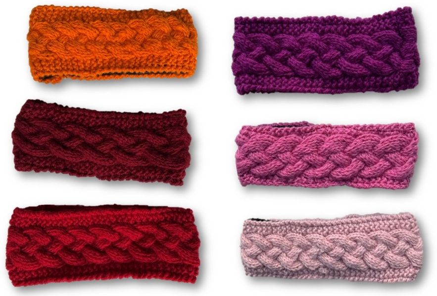 Panneb&aring;nd i flettestrikk